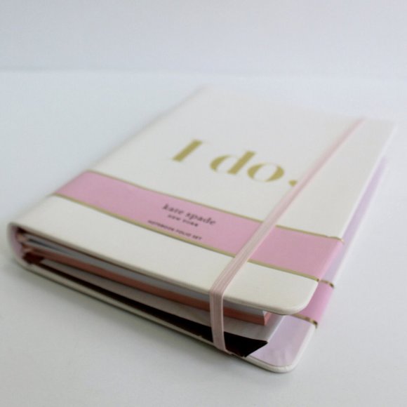 kate spade Bridal I Do Notebook Folio Set - Picture 2 of 9